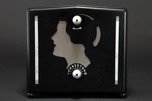 Stewart Warner ”Lady’s Head” Radio R108X in Black + Silver